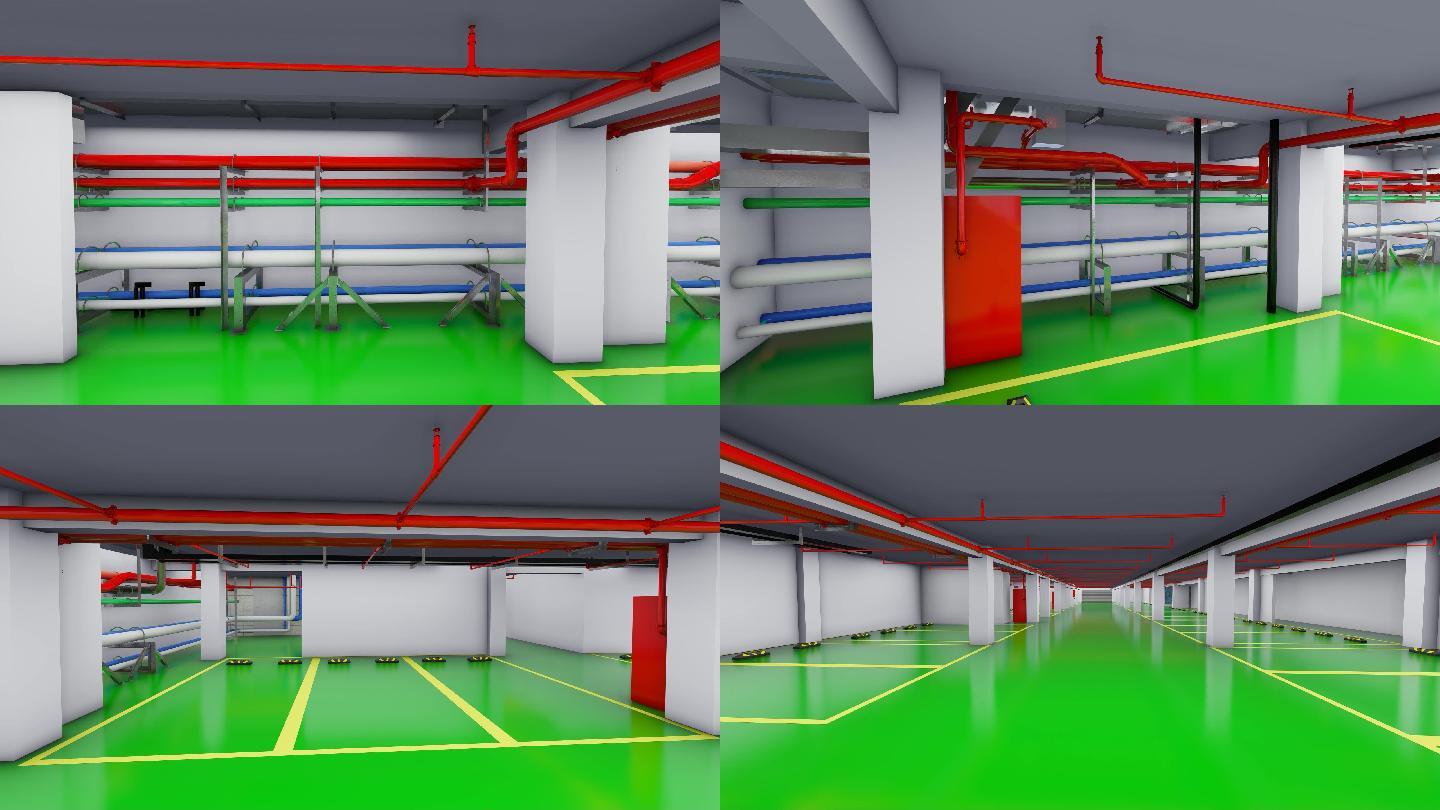 lumion地下車庫機(jī)電漫游_2560x1440_高清視頻素材下載(編號(hào):6565777)_